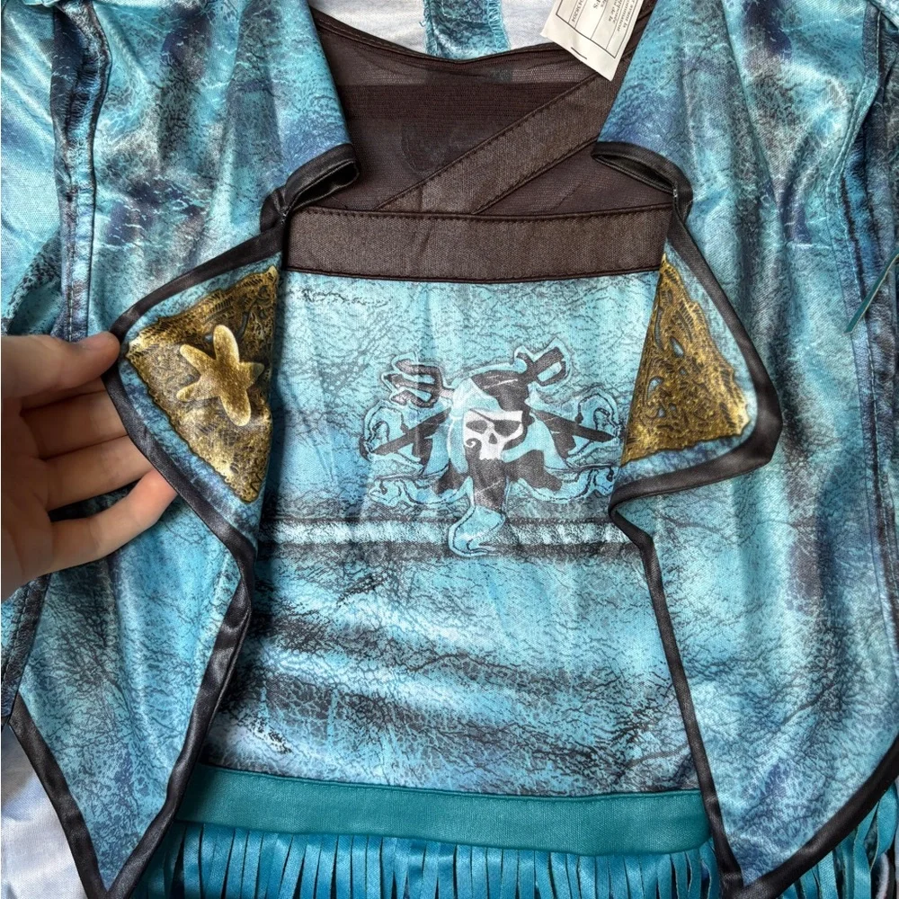 Disney Decedents 2 Blue and Gold Kids Halloween Costume Dress